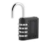 Black 4 quadranti combinabile resettabile blocco blocco della porta sicura Locker Lock Lock Pacchetto per la valigia per bagagli da viaggio Search8808718