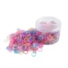 Vêtements pour chiens 250pcs / sac pour animaux de poils de chat arcs en caoutchouc coloré élastique haut pour le toilettage des accessoires de chiot