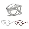 Zonnebrillen Sterkte 1.0x - 4.0x draagbare lichtgewicht vouwing met glazen kast Presbyopische lezing