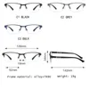 Solglasögon läser glasögon män kvinnor hög kvalitet halvram diopter affär manlig presbyopiska glasögon 1,0 1,5 2,0 2,5 3,0 3,5 4