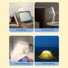 Table Lamps Foldable Portable Lamp Wireless Rechargeable Led Desk With Dimmable Brightness For Reading Flicker-free Home