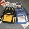 Backpack Ins Schoolbag weibliche High School Junior Schüler Schoolbags Mädchen lässig Rucksäcke mit großer Kapazität