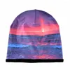 Berets Adult New Hats Bons pour femmes Hat Hiver Skullies Men Souchy Beanie Cap Imprimé Caps chauds Mesdames Gorro Feminino