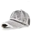 Ball Caps 2024 Fashion Denim Wash Do Old Vintage Baseball Cap Lady Hiphop Snapback Hat Men Big Size Sun 55-62cm