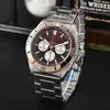 Montres Watchs AAA 2024 MENS Quartz Watch Bnl Six Pin Functional Steel Band New Color Watch Mens Watch