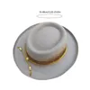 Berets Elegant French Hat Adult Carnivals Festival Festival Gathering Gold Band For Gentlemen