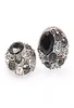 Antiqued Pewter Crystal Snap Button Chunk Charms voor Noosa armbanden en juweliersfits Noosa Braceletringsgingersnapsrhodium PLA3117928