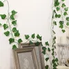 Decorative Flowers 12PCS 6-foot Sweet Potato Vine With Fine Leaves. Indoor Wall Mounted Pipes Ceiling Decoration Wrapped Green Plants