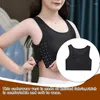 Women's Shapers Flat Breast Binder Underwear Women Seamless Summer Side Buckle Shorts Vest Tank Tops Shaper Bustier Wireless Chest Wrap