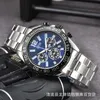 Titta på klockor AAA 2024 Hot Selling Mens 6-Pin Steel Strap Quartz Second Running Otm Watch Solid Strap Watch Mens Watch