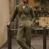 Suits-survêtements masculins Style militaire veste virile et pantal