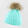 Berets Winter Big Pompom Bab