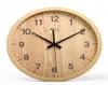 12 Inch Round Wall Clock Wooden Modern Design Antique Wooden Wall Clock Big Home Christmas Home Decoration Accessories Needle4659742