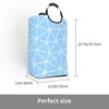 Sac à linge Bébé Blue Geométrique Triangle Résumé Modèle Design Un pack de vêtements sales