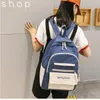 Backpack Ins Schoolbag weibliche High School Junior Schüler Schoolbags Mädchen lässig Rucksäcke mit großer Kapazität