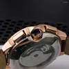 Montres sur les bracelets Tourbillon Montres Top Automatic Watch Men 45 mm Mécanique Vintage Sports Moon Clock Caseno 2024
