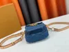 High Quality Luxury Designer ladys Fashion classics MINI denim Crossbody Handbags Womens Handbag Womens Luxurys Brands Shoulder Bags