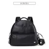 おむつバッグ新しいファッションPUブラックバックパック用大容量の防水ポケットバッグマザートラベルベビーカーD240430