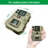 Bolyguard Upgrade 37MP 4K SG520D Dual Flash Red IR White LED Portable Hunting Game Camera's Mini -formaat Wildlife Trail Camera 240423