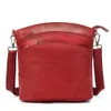 Real Natural Cow äkta läder Messenger Bag Famous Brand Female Small Crossbody Shoulder Bags for Women Bolsa Feminina S 240419