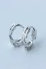 925 Sterling Silver Trendy Street Accessories Women Men Hoop Earring Ear Cuff Clip For Women Fashion Silver Jewelry E08284666721