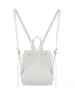 Schulbeutel PUWD Casual Women White Solid Color PU Rucksack elegante Mädchen große Kapazität Reisegepäck Chic schöne Rucksäcke Tasche