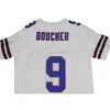 Bobby Boucher #9 The Waterboy Adam Sandler Movie Mud Dogs Bourbon Bowl Football Jersey 240430