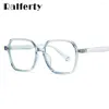 Lunettes de soleil Frames Ralferty Eyeglass surdimensionnée Anti-bleu Lumières de protection de lumière Blue Femmes 0 Dioptre Cadre de prescription OCULOS DE GRAU