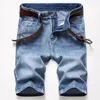 Herren Jeans zerrissen die Knielänge gerade Shorts Plus Size S-7xl Mode kurz Sommer