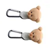 Pièces de poussette 2pcs Pram Hook Baby Nonslip Henter Organizers for Diaper Bag Purse