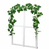 Decorative Flowers Artificial Green Hanging Vines Plants Fake Leaf Garland Wall Vine Decor For Home Wedding Party Room Garden Decorations