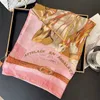 2024 Fashion Designer Scarf Lady Luxury Squicpe Smooth Fin Fin Flabinet Classic Horse Print Châf Long Taille 180 * 90cm