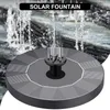 Tuindecoraties Fountain Compact Mini Yard Floating Solar met beugel Tube 0-60 cm Hmax 1.2W Home Decor