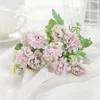 Dekorative Blumen 1 PC Künstliche Hortensie Bouquets für Heim Weihnachten Hochzeit Braut Outdoor Arch Party DIY Dekoration