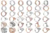 925 Sterling Zilveren Ring Glinsterende Veer Boog Knoop Galaxy Verweven Liefde Daisy Shell Geschikt OriginEle Vrouwelijke Partij S2293663