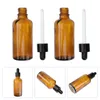 Bottiglie di stoccaggio 12 pezzi da 30 ml di vetro bottiglia essenziale olio essenziale ricaricabile marrone