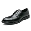 Chaussures décontractées Zapatos de Hombre Mode extérieure Mandards en cuir authentiques pour hommes Italien Mark Wedding Flats
