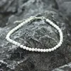 Enkelbanden Boheemse 4 mm stenen kralen Anklet voor vrouwen kleine charme zomer strand op blote voeten voetketen sieraden Tobilleras