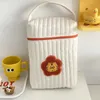 Windelbeutel Babytasche für Mutter Baumwollbäre Mama Windeln Windeln Organisator Reißverschluss Frauen Handtaschen Entmütterlichkeit Cartoon Beige Sac D240430