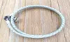 Light Blue Leather Charm Bracelets Authentic 925 SilverFits European Style Jewelry Charms Beads Handmade Gift Andy Jewel 590734CBL-D1156599