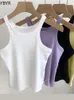 Damestanks dames tanktops sexy bijgesneden top vrouwelijke zomer camisole camis zwarte witte sportkleding voor