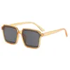 Óculos de sol Moda Praça Glasses Sun Sun Designer Luxury Man/Women Hollow Sun Glasses Classic Vintage UV400 Outdoor Oculos de Sol