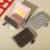 Wallets Women's Wallet Short Triple Fold Girls Card Holder Money Bag With Zipper For Women Hasp Purse Coin