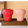 Vasi di vasi simulato ceramica fragola vaso di fiori di fiori decorativi fiori disposizione scrivania decorazione moderna casa per la casa