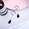 Boucles d'oreilles en peluche balanbiu verre mignon de forme irrégulière boucle d'oreille pour femmes bijoux de mode en laiton en laiton