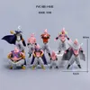 Action Toy Figures 8Pcs/lot Anime ZERO Majin Buu Figurine DBZ Set Super Saiyan Action Figures Collection Model Toys for Children Gifts