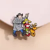 Halloween cartoon friends characters enamel pin childhood game movie film quotes brooch badge Cute Anime Movies Games Hard Enamel Pins