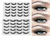 10 paires cils faux cils pour cils de vison cils de vison lashs naturels dramatique volume de cils extension faux lashs2078108