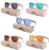 Fashion Full Bamboo Custom Eco Friendly UV400 gepolariseerde zonnebril Zonneglas6528506