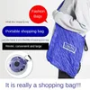 Sacs à provisions de grande capacité Pliant Pliant Réutilisable Sac de sac de sac Disque pour étirer Easy Carry Storage Handsbag